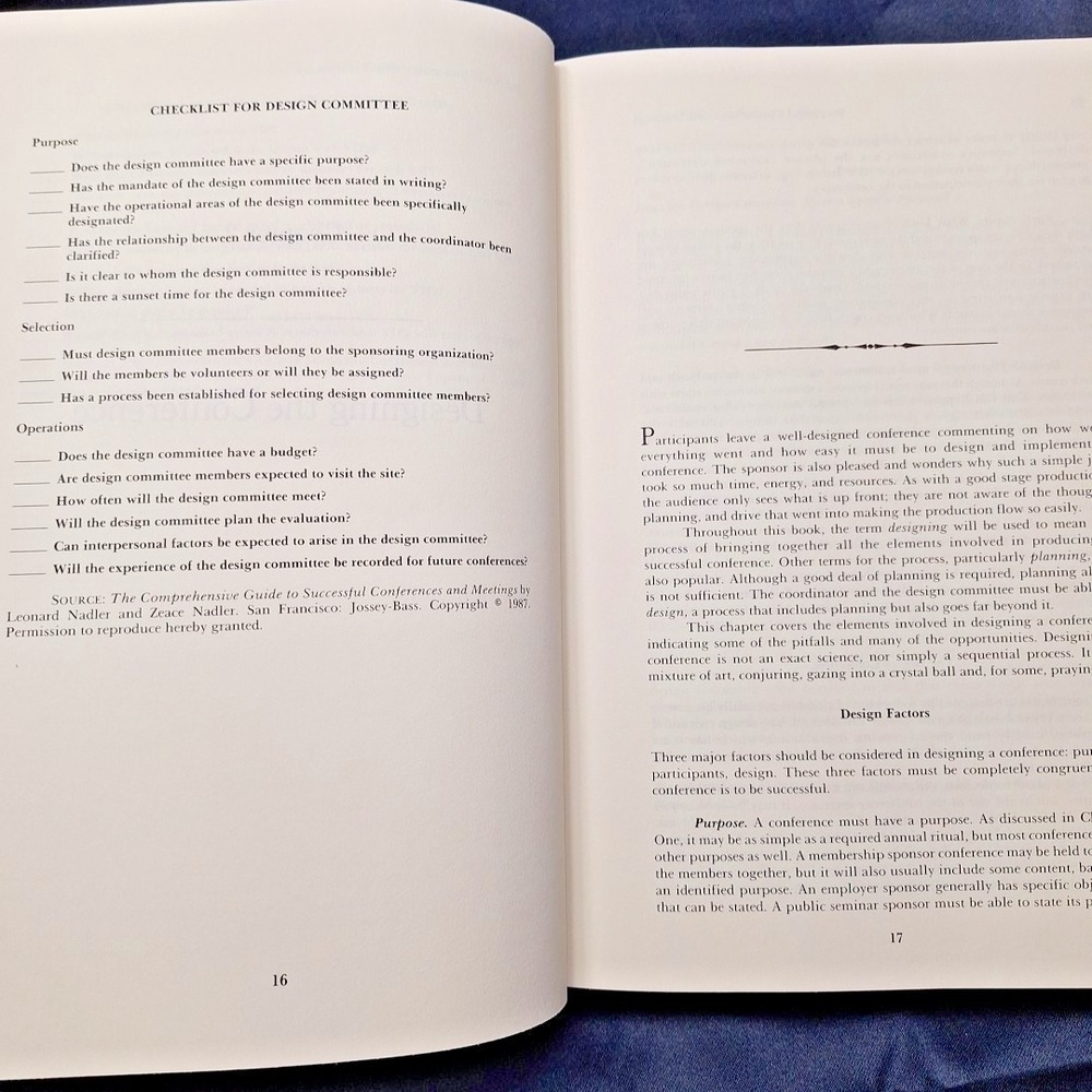 Comprehensive Guide to Successful Conferences & Meetings OSU Textbook HC - Picture 14 of 16